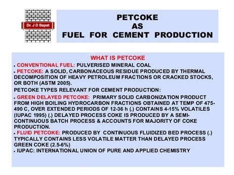  Petcoke: Ein unverzichtbarer Brennstoff für die Zementindustrie und Stahlwerke!